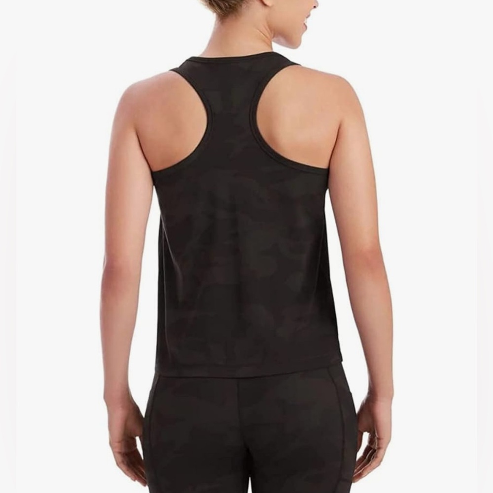 Member’s Mark Black Gray Camo Racerback Tank NWOT Size M